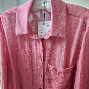 NEW WITH TAGS. ZARA BLOUSE